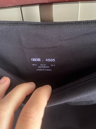 Leggings premamá negros