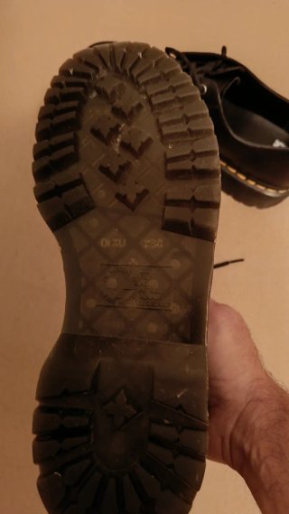 Zapatos Dr. Martens Negros de Plataforma