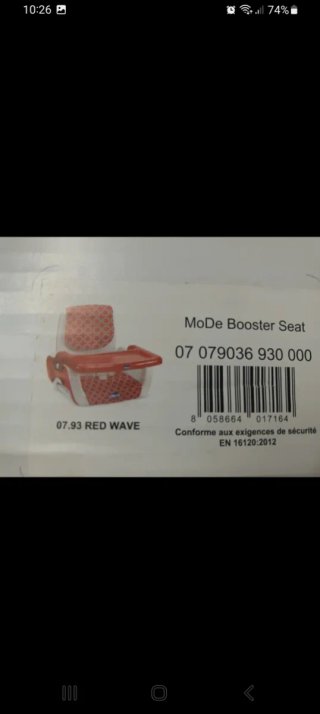 Trona Portátil Chicco MoDe Booster Seat