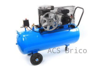 Compresor 100 Litros - 3 Hp - 10 Bar - 230V - 37188 - Saurium