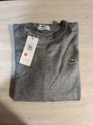 Jersey Lacoste Gris Talla L