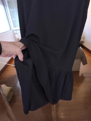 Vestido Negro Blanco
