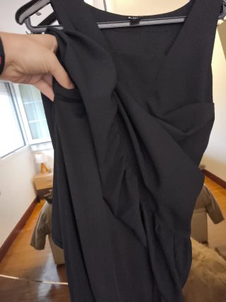 Vestido Negro Blanco