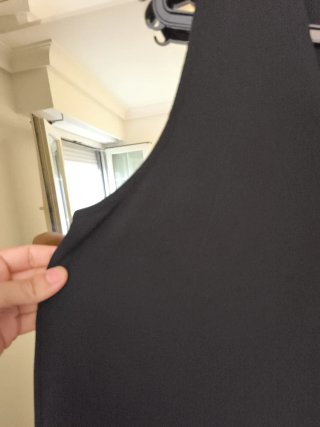 Vestido Negro Blanco