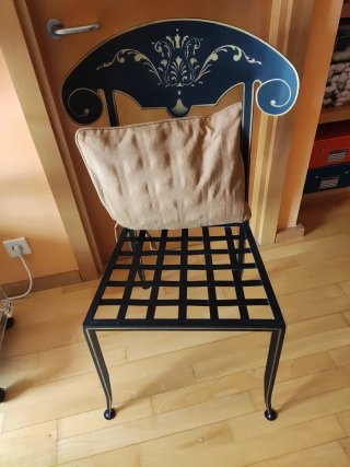 2 Sillas de Hierro Estilo Vintage