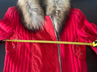 Abrigo Vintage Carolina Herrera Rojo