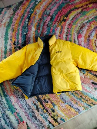 Plumífero reversible Jhon Smith azul/amarillo