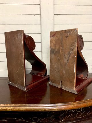 2 Ménsulas de Madera Antiguas. Grandes