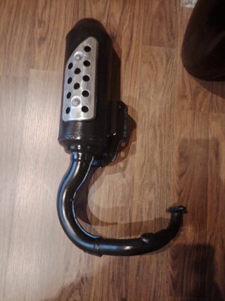 Tubo de escape silencioso orginal