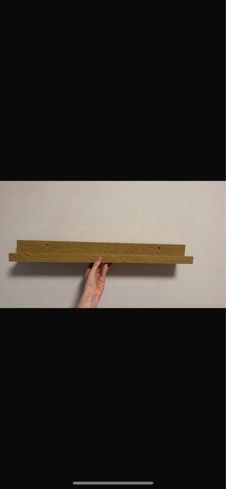 3 Estantes de Madera 60cm