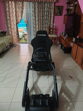 Asiento Playseat Trophy y Volante Logitech G29