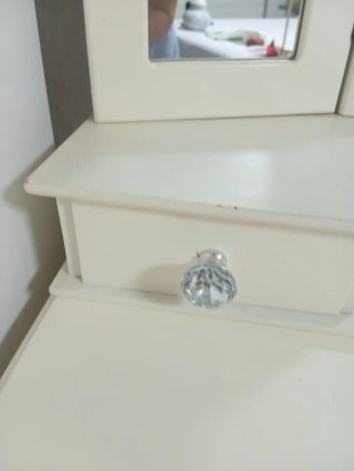 Tocador con Silla Blanco