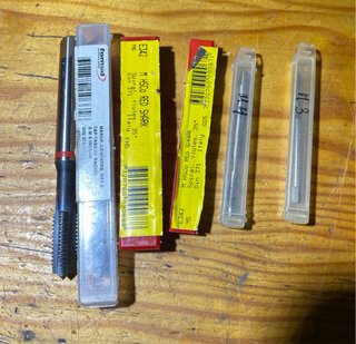 Set de Machos de Roscar para Máquina