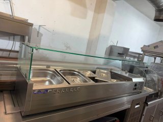 Mostrador refrigerado acero inoxidable