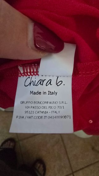 Camicia rossa da donna