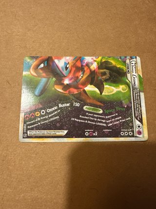 Carta Pokémon Rayquaza & Deoxys Leyenda