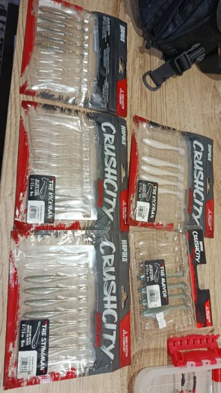 Lote de 5 paquetes de vinilos Rapala CrushCity