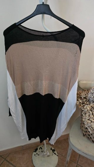 Maglia oversize color block