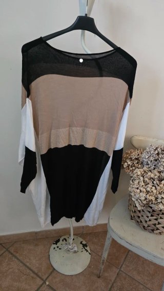 Maglia oversize color block