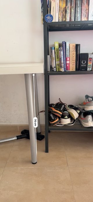 Mesa de escritorio esquinera blanca
