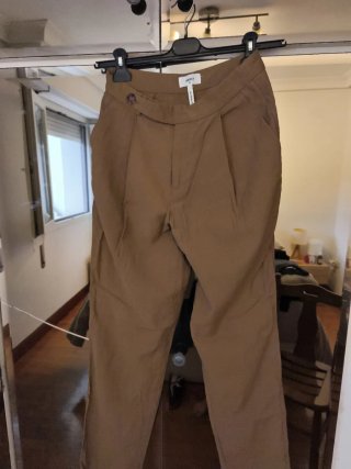 Pantalón Object Marrón Talla M