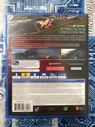 Juego Gran Turismo Sport PS4