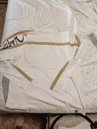 Camiseta Quiksilver manga larga blanca