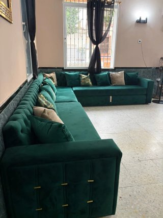 Sofá Marroquí de Terciopelo