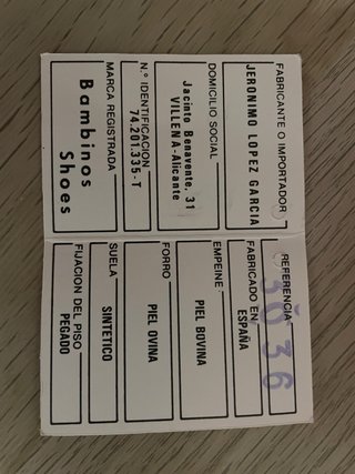 Bailarinas Blancas Bambinos Talla 38.