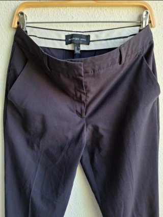 Pantalón traje Mango azul marino Talla 36