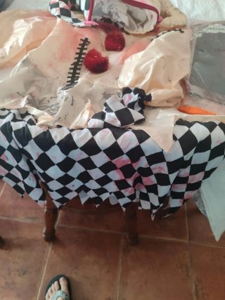 Disfraz de Arlequin para Halloween. Talla XS-S