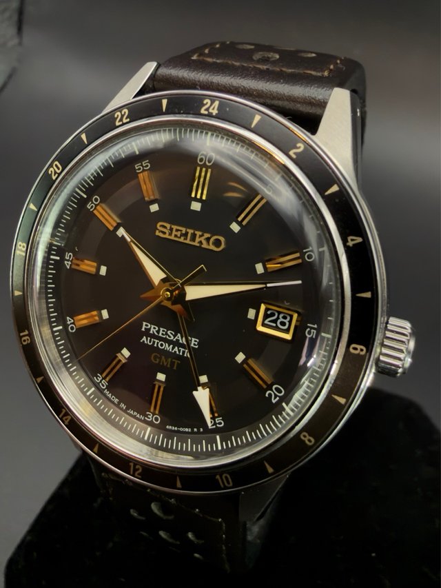 Seiko Presage GMT SSK013J1 Full Set