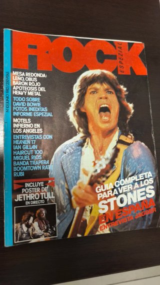 Revista Rock Espezial N10 (82)Rolling Stones+poste