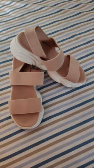 Sandalias Beige Mujer Talla 38