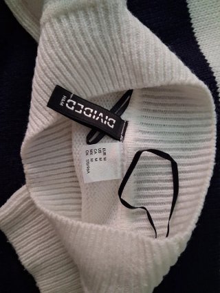 Jersey rayas azul y blanco Talla M