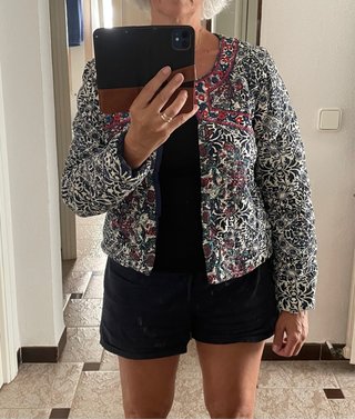 Chaqueta Acolchada Estampada Zara Trafaluc