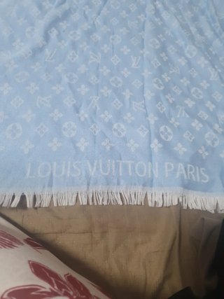 Bufanda  Azul y Blanca