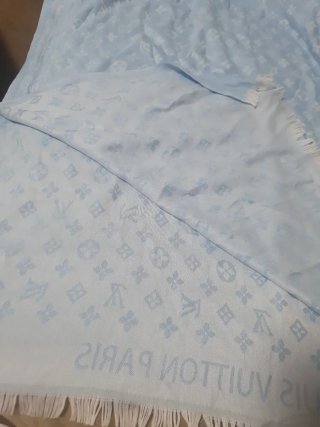Bufanda  Azul y Blanca