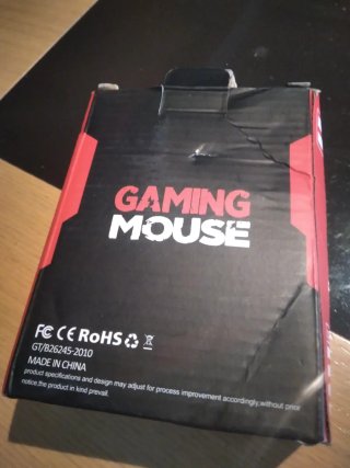 Ratón Gaming Blanco con Cable USB