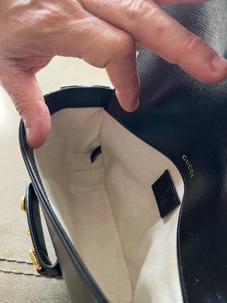 Bolso Gu cci Horsebit 1955 Negro.