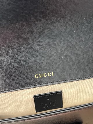 Bolso Gu cci Horsebit 1955 Negro.