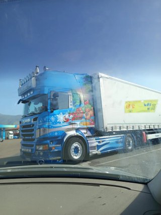 Manifico scania r730 repasado y trabando perfecto