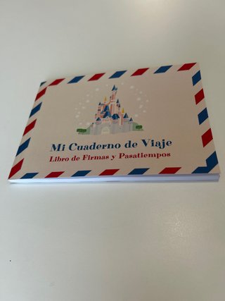 Libro de firmas disney y pasatiempos.