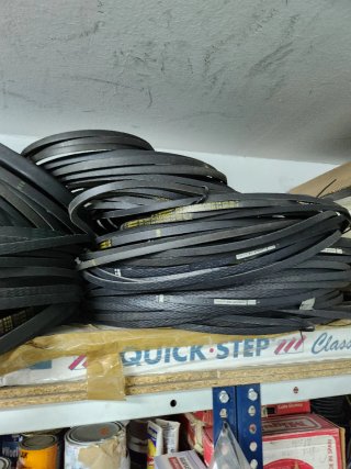 Lote de Correas de Transmisión Industriales