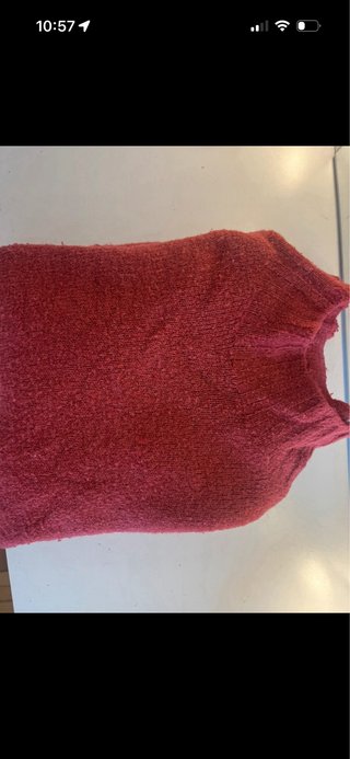 Jersey de invierno rojo