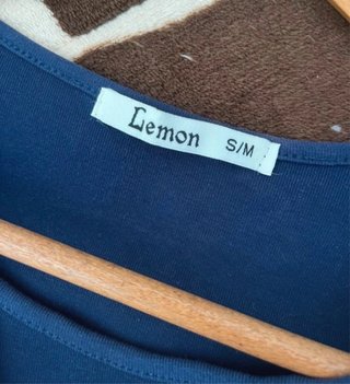 Vestido azul Lemon talla S