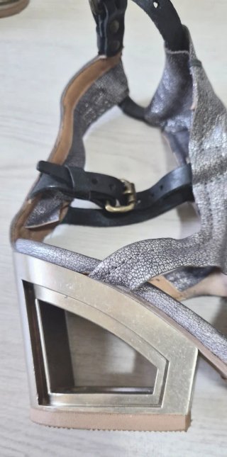 Sandalias A.S. 98 Plateadas
