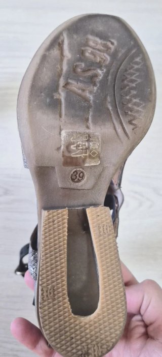 Sandalias A.S. 98 Plateadas