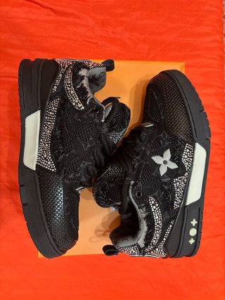 Scarpe Louis Vuitton Uomo Nere e Argento