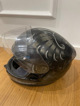 Casco Moto SHOEI Negro Diseño